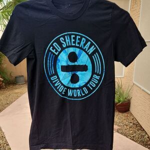Ed Sheeran Divide World Tour Black T-Shirt